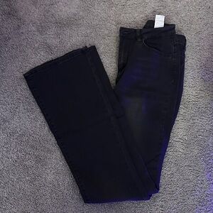 SHEIN Black Flare & Wide Leg Jeans